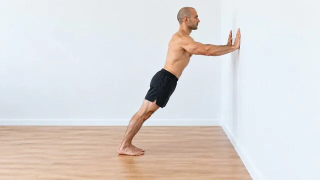 Flexiones en la pared